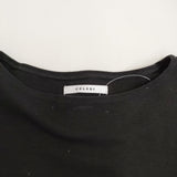 CELERI ショートフレア プルオーバー 定価29700円 Deuxieme Classe取り扱い カットソー 23AW ブラック レディース セルリ【中古】5-1103M♪