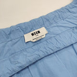 MSGM リボンカラー ブラウス プルオーバーイタリア製 サイズ38 ブラウス シャツ ライトブルー レディース エムエスジーエム【中古】5-1103M♪