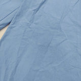 MSGM リボンカラー ブラウス プルオーバーイタリア製 サイズ38 ブラウス シャツ ライトブルー レディース エムエスジーエム【中古】5-1103M♪