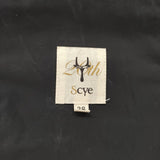 Scye 20周年ナイロン切替ボアフリースジップアップパーカー サイズ38 ブルゾン ワインレッド ブラック レディース サイ【中古】5-1018T♪