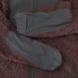 Scye 20周年ナイロン切替ボアフリースジップアップパーカー サイズ38 ブルゾン ワインレッド ブラック レディース サイ【中古】5-1018T♪