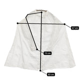 HAVERSACK チュニック 621204 サイズ0 コットンレーヨン ブラウス シャツ ホワイト レディース ハバーサック【中古】5-1103M♪