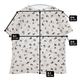 45R/45rpm ペイズリー コットン サイズ2 半袖Ｔシャツ カットソー ホワイト ネイビー レディース フォーティーファイブアールピーエム【中古】6-0410S△