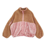 UGG マーレーンシェルパジャケット フリース Marlene Sherpa Jacket 1117741 サイズS ブルゾン ピンク ベージュ レディース アグ【中古】5-1018T♪
