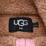 UGG マーレーンシェルパジャケット フリース Marlene Sherpa Jacket 1117741 サイズS ブルゾン ピンク ベージュ レディース アグ【中古】5-1018T♪