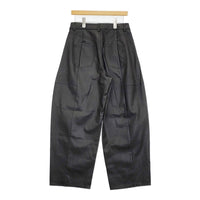 Diagram GRACE CONTINENTAL クラッシュレザーエッグパンツ 定価30800円 24AW 黒 レディース ダイアグラム グレースコンチネンタル【中古】5-0916T♪