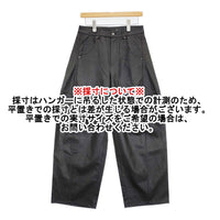 Diagram GRACE CONTINENTAL クラッシュレザーエッグパンツ 定価30800円 24AW 黒 レディース ダイアグラム グレースコンチネンタル【中古】5-0916T♪