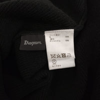 Diagram GRACE CONTINENTAL クーマラムニットスカート 定30800円 24AW ブラック レディース ダイアグラム グレースコンチネンタル【中古】5-0916T♪