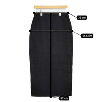 Diagram GRACE CONTINENTAL クーマラムニットスカート 定30800円 24AW ブラック レディース ダイアグラム グレースコンチネンタル【中古】5-0916T♪