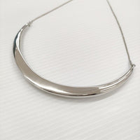 GRACE CONTINENTAL メタルカーブチョーカー 定26400円 0325191506 ネックレス 25SS シルバー レディース グレースコンチネンタル【中古】5-0916G♪