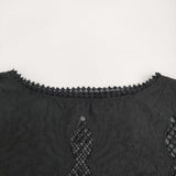 Diagram GRACE CONTINENTAL 刺繍ポンチョトップ 定価31900円 25SS ブラック レディース ダイアグラム グレースコンチネンタル【中古】5-0916M♪