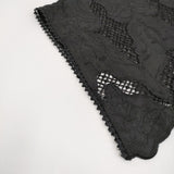 Diagram GRACE CONTINENTAL 刺繍ポンチョトップ 定価31900円 25SS ブラック レディース ダイアグラム グレースコンチネンタル【中古】5-0916M♪