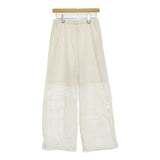 GRACE CONTINENTAL キカレースイージーパンツ 36 定価33000円 0125111121 パンツ 25SS キナリ レディース グレースコンチネンタル【中古】5-0916M♪