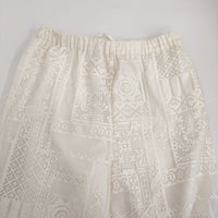 GRACE CONTINENTAL キカレースイージーパンツ 36 定価33000円 0125111121 パンツ 25SS キナリ レディース グレースコンチネンタル【中古】5-0916M♪