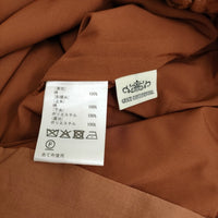 GRACE CONTINENTAL カットワークバギーパンツ 38 定価42900円 0125311103 25SS ブラウン レディース グレースコンチネンタル【中古】5-0916M♪
