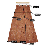GRACE CONTINENTAL カットワークバギーパンツ 38 定価42900円 0125311103 25SS ブラウン レディース グレースコンチネンタル【中古】5-0916M♪