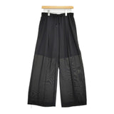 Diagram GRACE CONTINENTAL ソフトファイユパンツ 38 定価29700円 25SS ブラック レディース ダイアグラムグレースコンチネンタル【中古】5-0916M♪