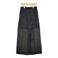Diagram GRACE CONTINENTAL ソフトファイユパンツ 38 定価29700円 25SS ブラック レディース ダイアグラムグレースコンチネンタル【中古】5-0916M♪