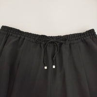 Diagram GRACE CONTINENTAL ソフトファイユパンツ 38 定価29700円 25SS ブラック レディース ダイアグラムグレースコンチネンタル【中古】5-0916M♪