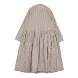 vent blanc RUSTICバンドカラータックギャザーワンピース 定25300円 VBO251303 25SS ベージュ ブラック レディース ヴァンブラン【中古】5-0908M♪