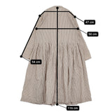 vent blanc RUSTICバンドカラータックギャザーワンピース 定25300円 VBO251303 25SS ベージュ ブラック レディース ヴァンブラン【中古】5-0908M♪