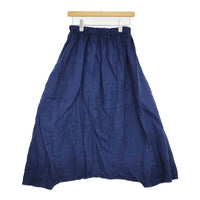 Blue in Green インディゴ染めリネン 高城染工 サルエルパンツ ネイビー レディース ブルーイングリーン【中古】5-0908M♪