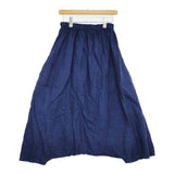 Blue in Green インディゴ染めリネン 高城染工 サルエルパンツ ネイビー レディース ブルーイングリーン【中古】5-0908M♪