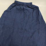Blue in Green インディゴ染めリネン 高城染工 サルエルパンツ ネイビー レディース ブルーイングリーン【中古】5-0908M♪
