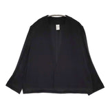 NO CONTROL AIR ライトクレープダブルクロスジャケット 定価40700円 ノーカラー ブラック レディース ノーコントロールエアー【中古】5-0908M♪