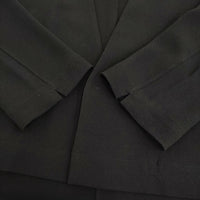 NO CONTROL AIR ライトクレープダブルクロスジャケット 定価40700円 ノーカラー ブラック レディース ノーコントロールエアー【中古】5-0908M♪