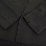 NO CONTROL AIR ライトクレープダブルクロスジャケット 定価40700円 ノーカラー ブラック レディース ノーコントロールエアー【中古】5-0908M♪