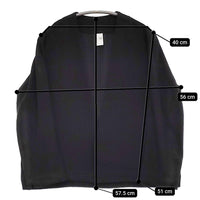 NO CONTROL AIR ライトクレープダブルクロスジャケット 定価40700円 ノーカラー ブラック レディース ノーコントロールエアー【中古】5-0908M♪