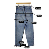 THE SHINZONE CARROT DENIM キャロットデニム サイズ36 定価23100円 19SMSPA68 デニムパンツ ライトブルー レディース シンゾーン【中古】5-1103G♪