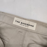 THE SHINZONE 15AMSPA18 ベイカーパンツ T0 定価23100円 コットン パンツ ベージュ レディース シンゾーン【中古】5-1221G∞