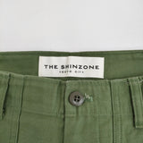 THE SHINZONE BAKER PANTS ベイカーパンツ サイズT0 定価23100円 パンツ カーキ レディース シンゾーン【中古】5-1103G♪