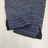 matta インド製 インナーパンツ ルームパンツ サイズXS ストライプ イージー パンツ ネイビー ブラック レディース マッタ【中古】5-1103M♪