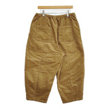Gauze# コーデュロイ チャーリーパンツ イージー バルーン ワイド パンツ ブラウン レディース ガーゼ【中古】5-1103T♪