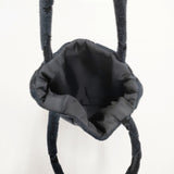 mina perhonen ra9740 leaf ミニバッグ トートバッグ ブラック レディース ミナペルホネン【中古】5-1027T◎