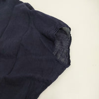gungendo もみほぐし麻無地 プルオーバー 朝顔 あさがお 定価31900円 25202002 カットソー 25SS ネイビー レディース 群言堂【中古】5-0908S♪