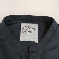 UNITE DIVISION OF ME ユナイトディビジョンオブエムイー ファスナースクラブ ナースウェア ブラウス シャツ ネイビー レディース【中古】5-0908S♪