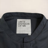 UNITE DIVISION OF ME ユナイトディビジョンオブエムイー ファスナースクラブ ナースウェア ブラウス シャツ ネイビー レディース【中古】5-0908S♪