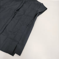 UNITE DIVISION OF ME ユナイトディビジョンオブエムイー ファスナースクラブ ナースウェア ブラウス シャツ ネイビー レディース【中古】5-0908S♪