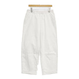 ハルメク HALMEK コクーンデニム LL 定価6990円 デニムパンツ 24SS オフホワイト レディース【中古】5-1221G∞