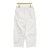 ハルメク HALMEK コクーンデニム LL 定価6990円 デニムパンツ 24SS オフホワイト レディース【中古】5-1221G∞