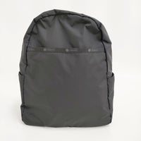LeSportsac DAILY BACKPACK リサイクルドブラック 定価17600円 リュック・デイパック ブラック レディース レスポートサック【中古】5-0908G♪