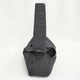 TO&FRO トゥーアンドフロー ビッグストラップ ショルダーバッグ パッカブル 定価28600円 ショルダーバッグ ブラック レディース【中古】5-0908G♪