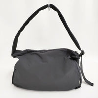 TO&FRO トゥーアンドフロー ビッグストラップ ショルダーバッグ パッカブル 定価28600円 ショルダーバッグ ブラック レディース【中古】5-0908G♪