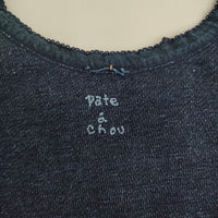 45R/45rpm pate a chou パトアシュ ガーゼ裏毛のキャミソール(インディゴ） 紺 レディース フォーティーファイブアールピーエム【中古】5-0916M♪