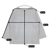 45R/45rpm 天竺 七分袖 コットン Ｔシャツ カットソー グレー レディース フォーティーファイブアールピーエム【中古】5-1221M∞