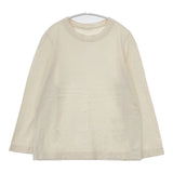 45R/45rpm 天竺 コットン 長袖Ｔシャツ カットソー ロンＴ ベージュ レディース フォーティーファイブアールピーエム【中古】5-1221M∞